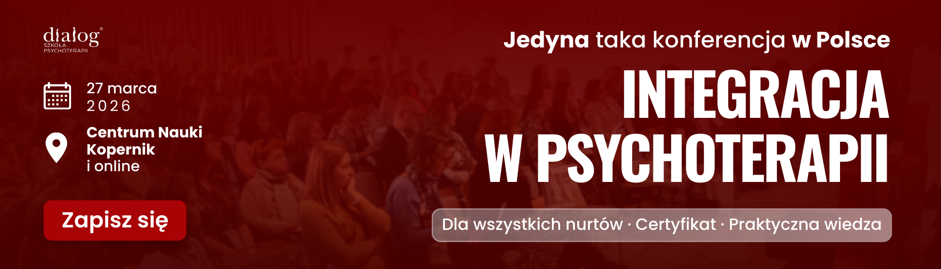 Integracja w psychoterapii 2026 - baner