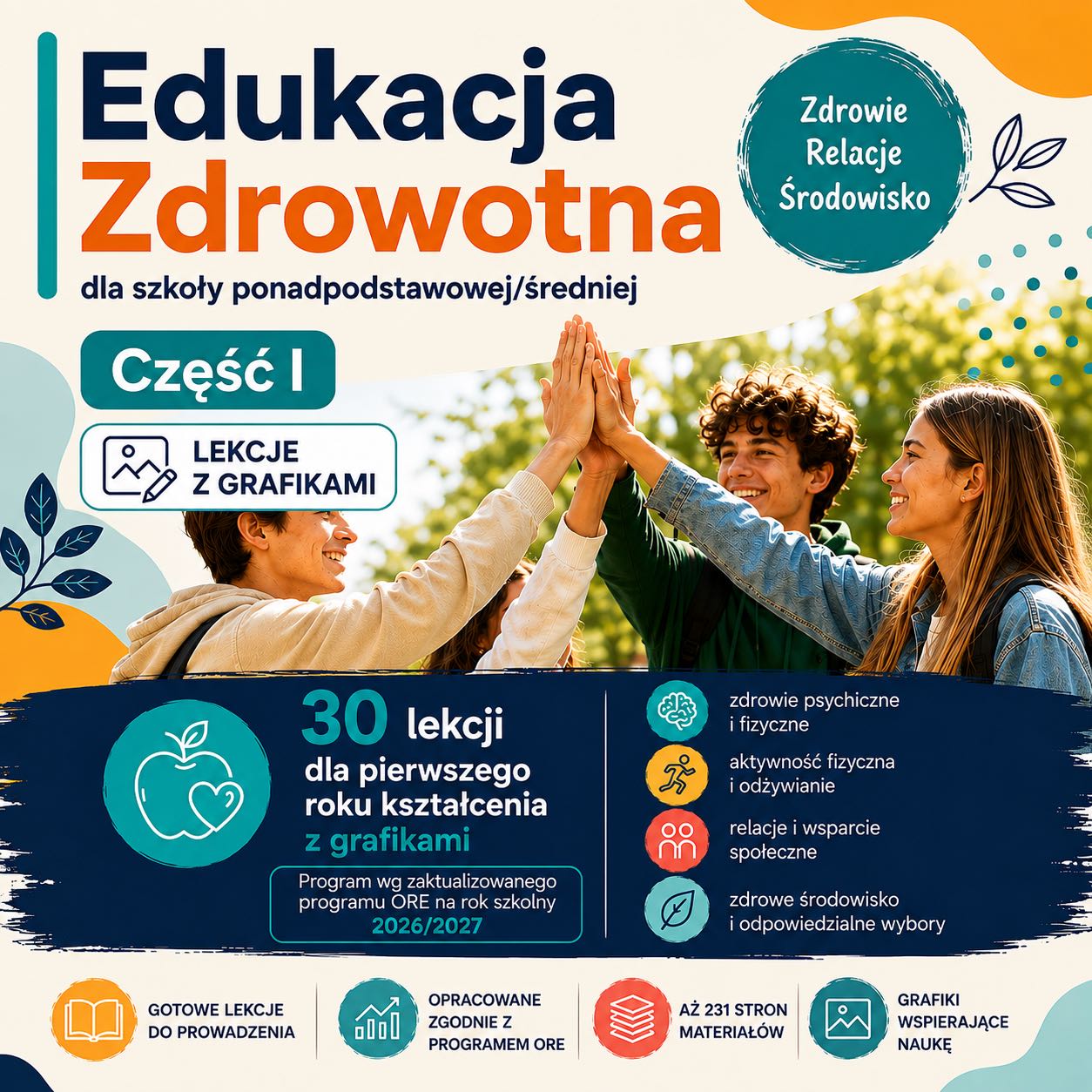 Edukacja Zdrowotna dla Szkoły średniej wg ORE 2026