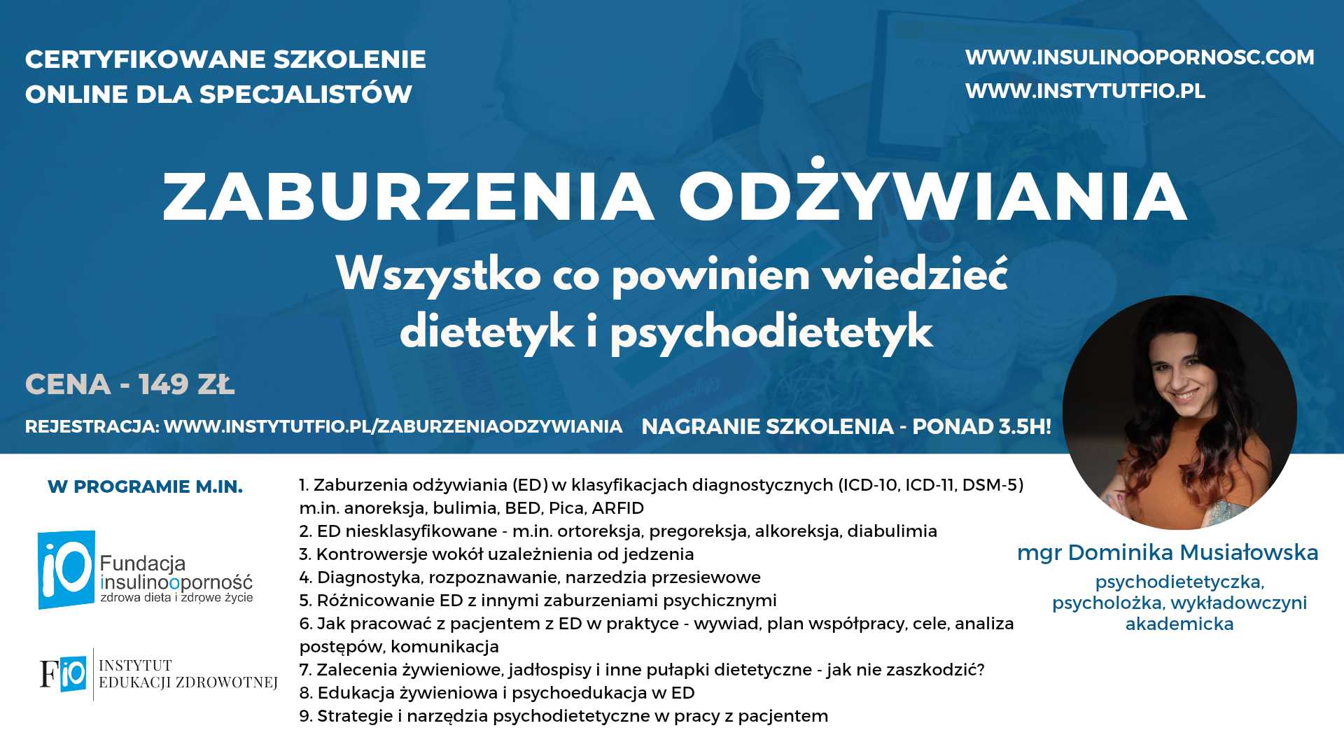 Zaburzenia odżywiania - wszystko co powinien wiedzieć dietetyk i psychodietetyk