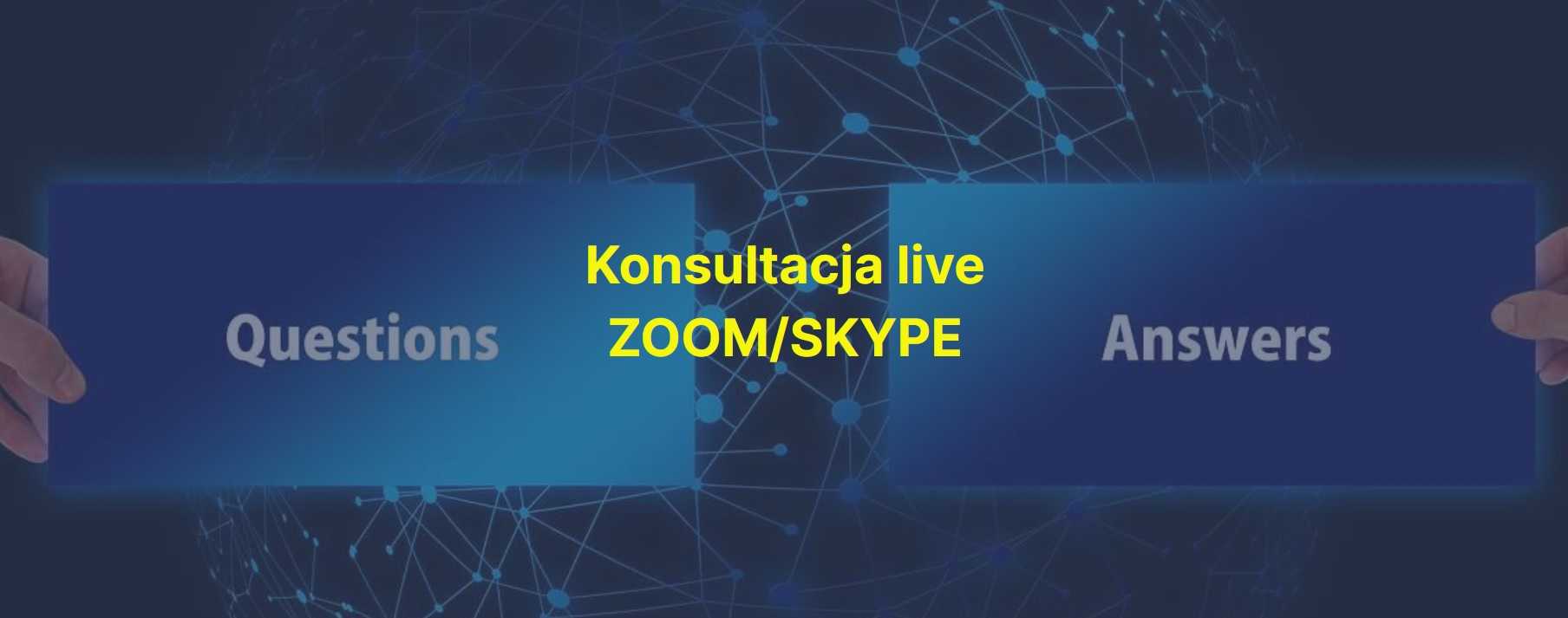 Konsultacja live ZOOM/SKYPE
