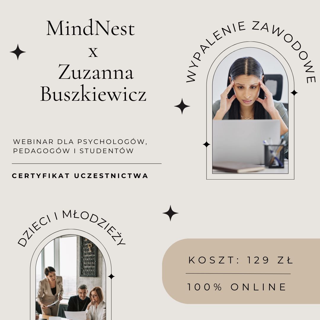 Webinar "Wypalenie zawodowe - czym jest i jak sobie z nim radzić"