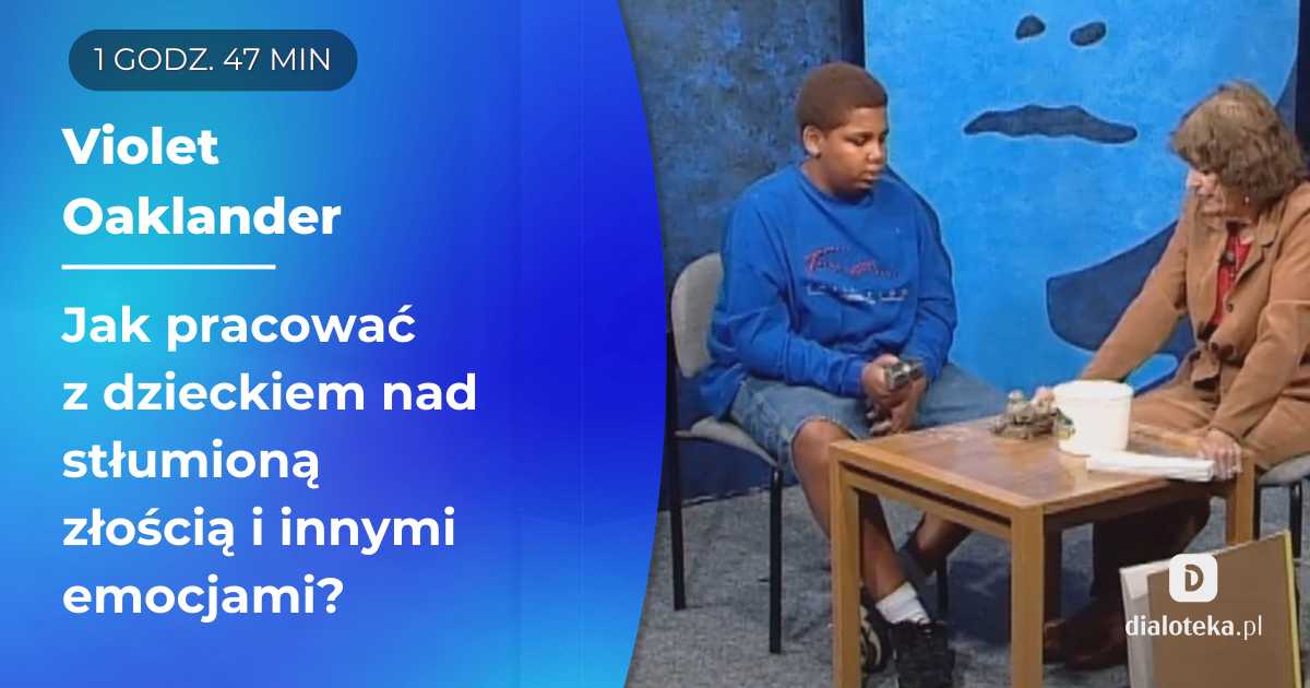 Jak pracować z dzieckiem nad stłumioną złością i innymi emocjami? Sesja w nurcie Gestalt. Violet Oaklander