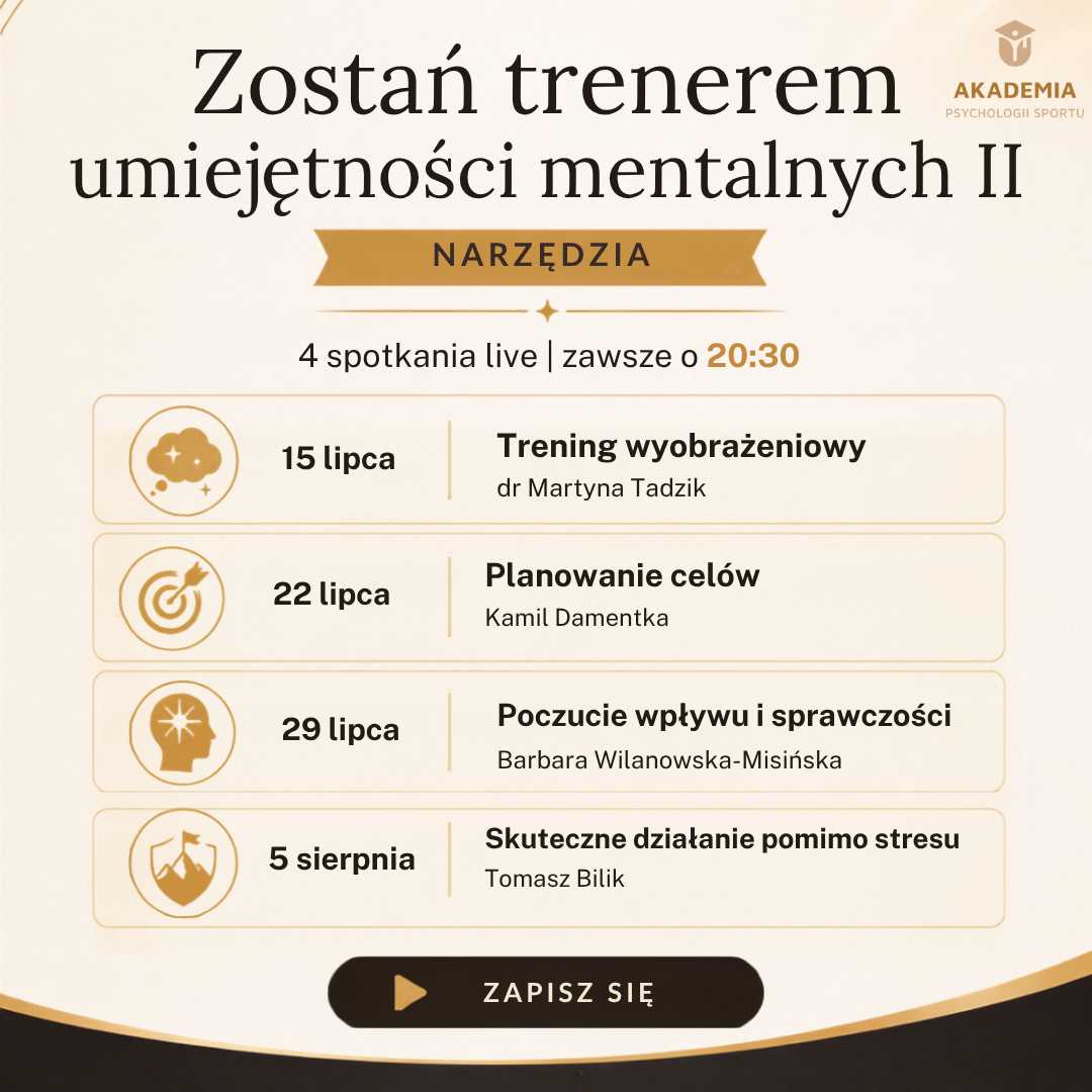 Cykl Webinarów "Zostań trenerem umiejętności mentalnych" - Edycja 2 (Narzędzia)