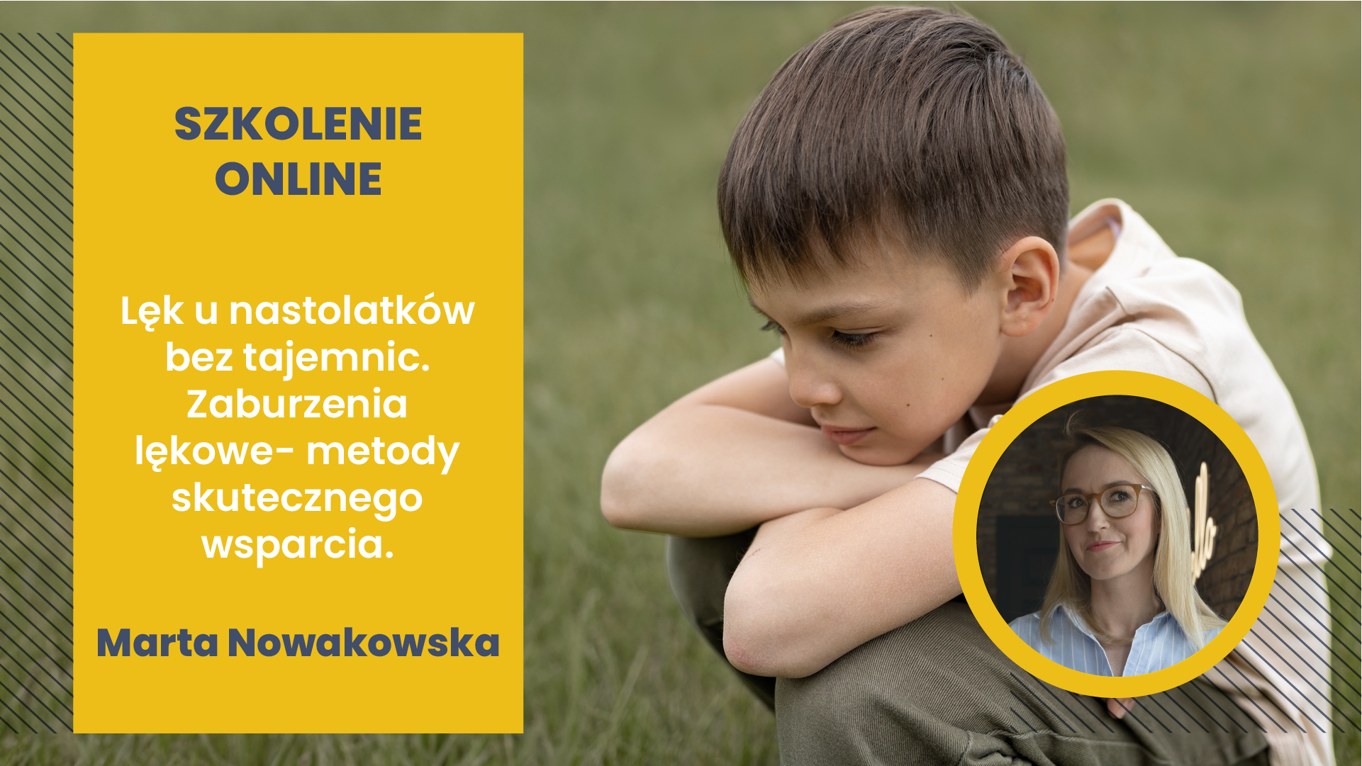 Szkolenie online: Lęk u nastolatków bez tajemnic. Zaburzenia lękowe – metody skutecznego wsparcia