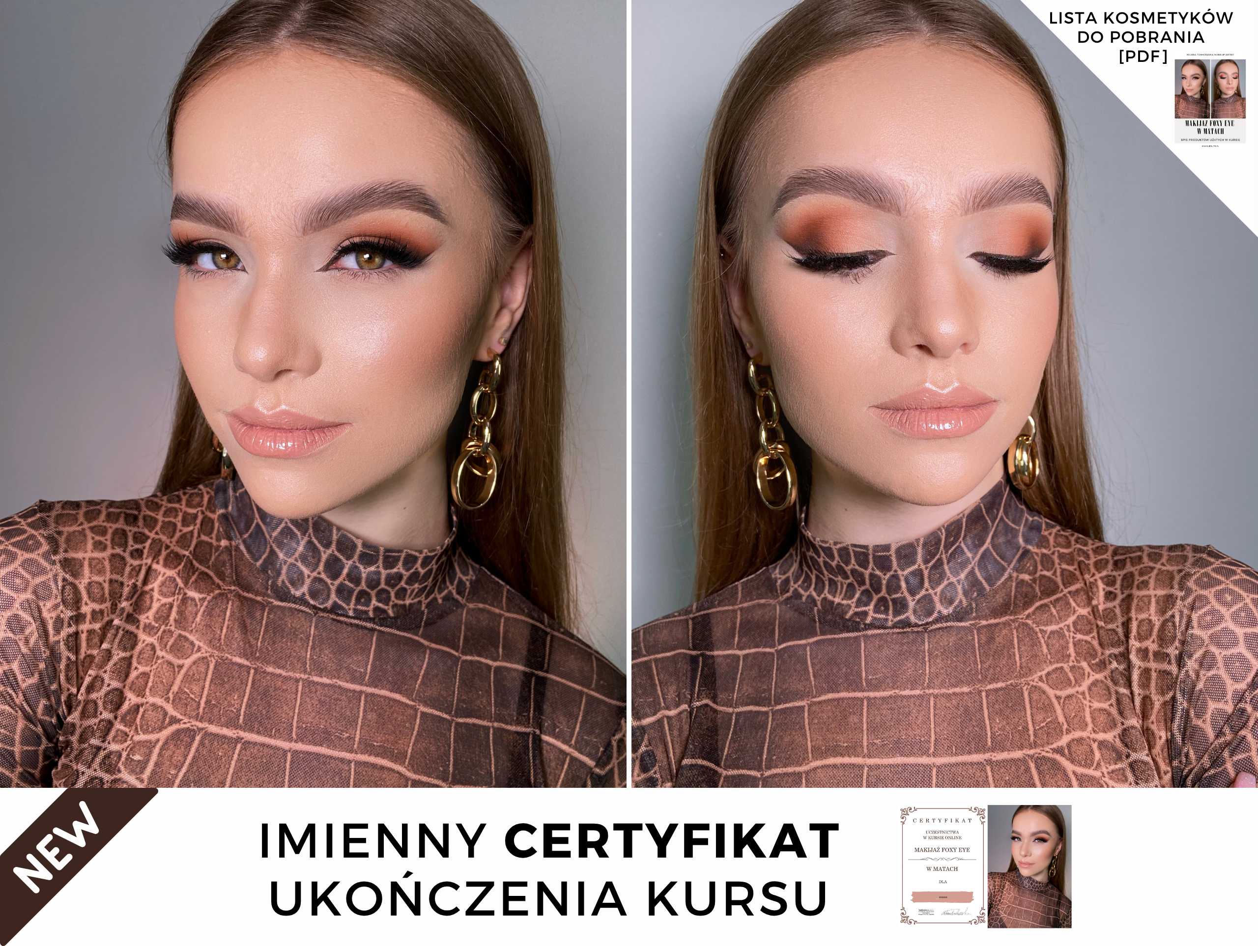 Jak Wykonać Makijaż Foxy Eyes w Matach - Kurs Makijażu Online