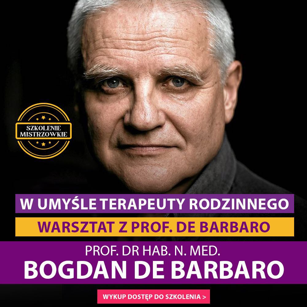 "W umyśle terapeuty rodzinnego" - warsztat z prof. de Barbaro