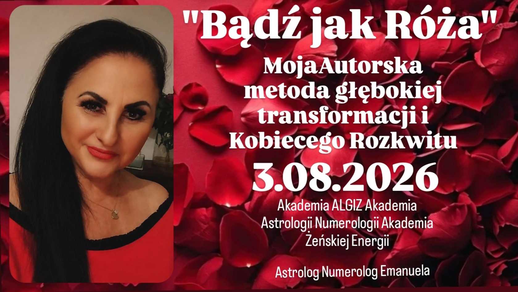BĄDZ JAK RÓŻA Autorski Program Grupowy Start 3.08.2026