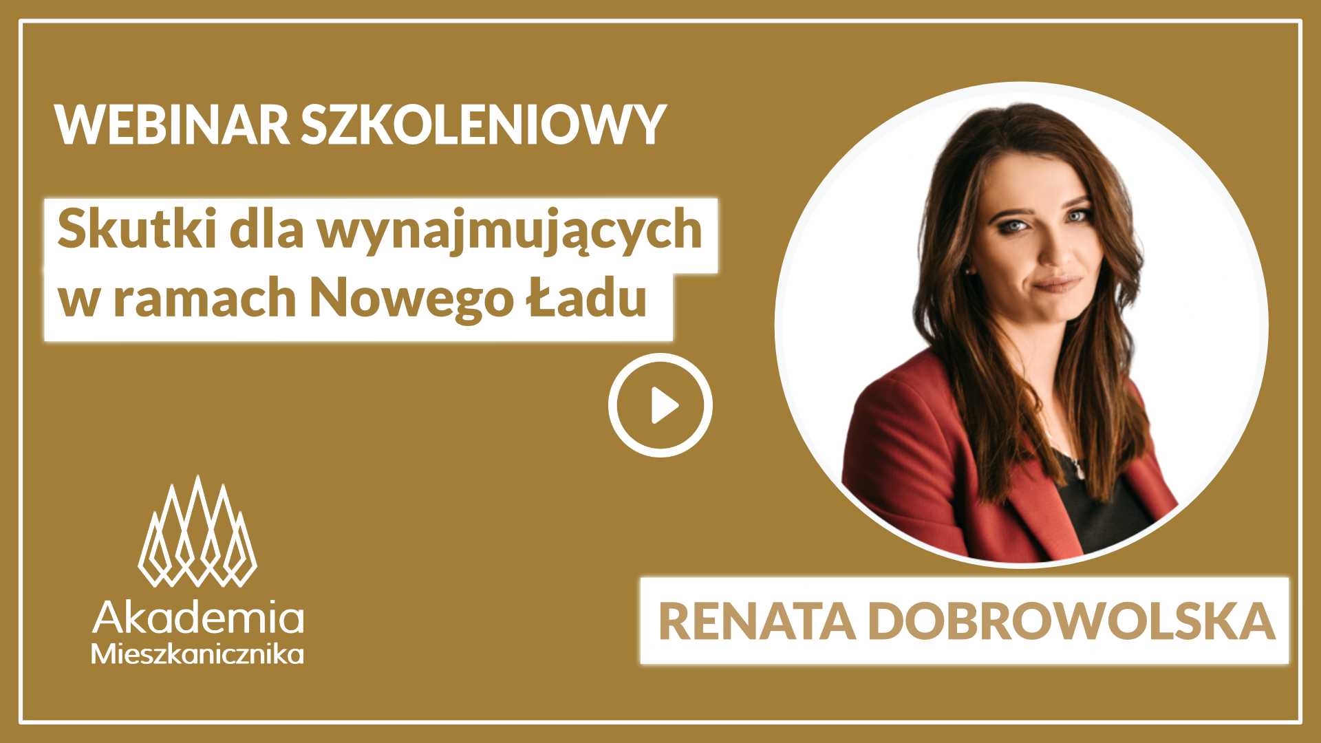 Renata Dobrowolska - Skutki dla wynajmujących w ramach Nowego Ładu