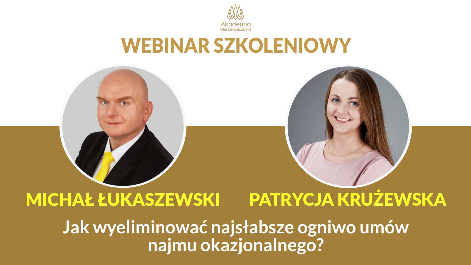 M. Łukaszewski i P. Krużewska - Jak wyeliminować najsłabsze ogniwo umów najmu okazjonalnego?