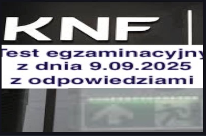 Omówienie testu z 9.09.2025