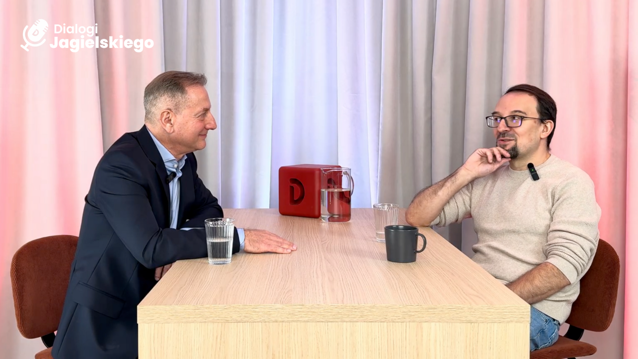 Kadr z podcastu: prof. Wojciech Dragan