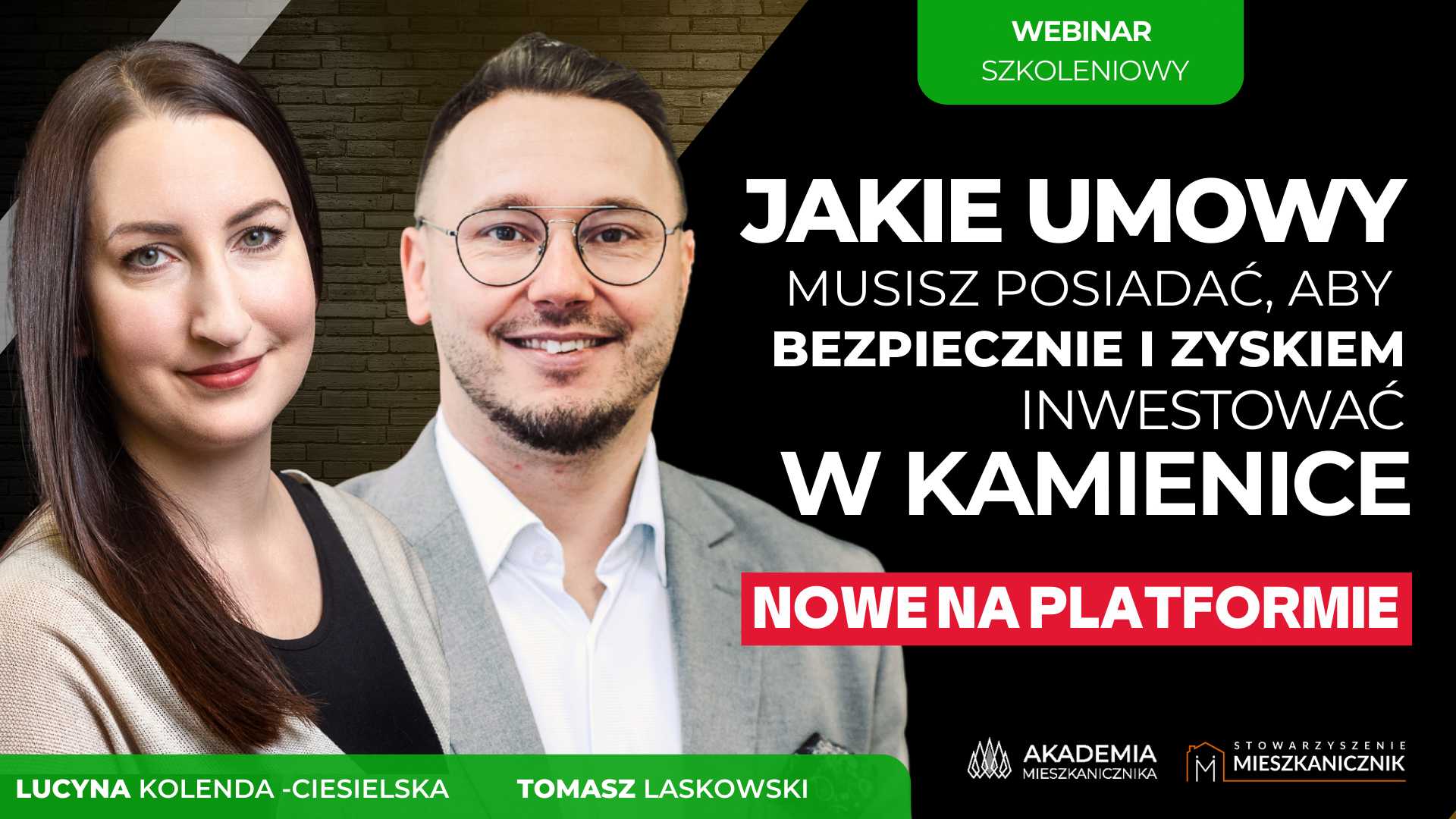 Tomasz Laskowski - Jakie umowy musisz posiadać, aby bezpiecznie i z zyskiem inwestować w kamienice