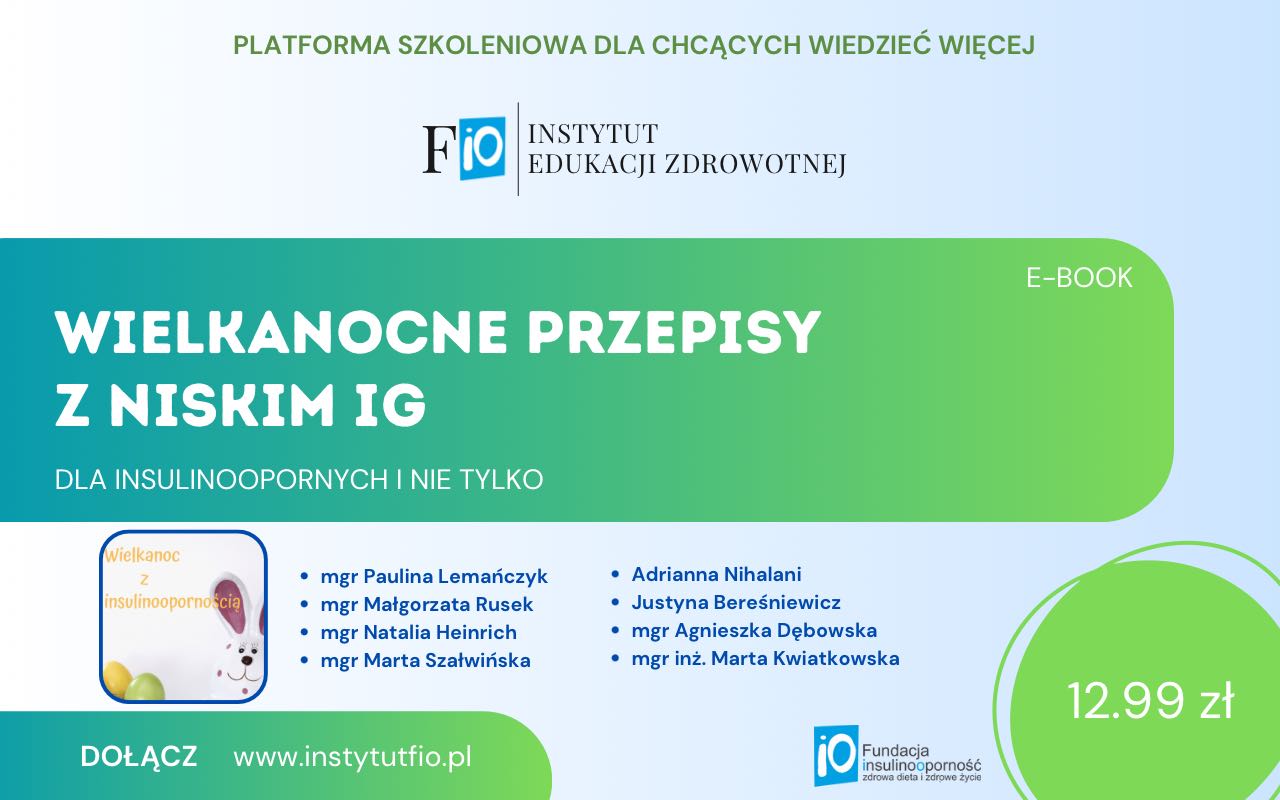 Wielkanoc z niskim IG - ebook z przepisami