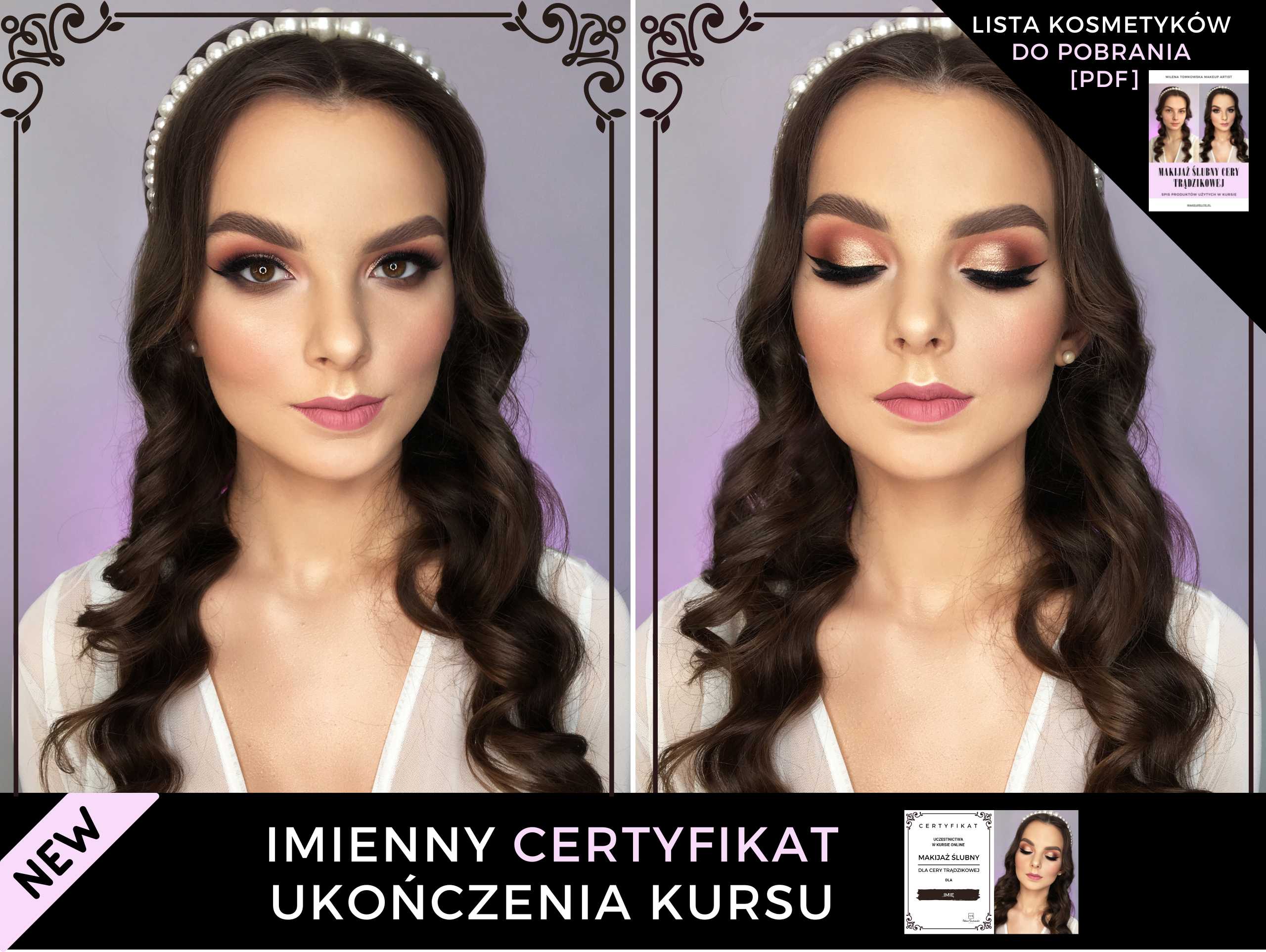 Makijaż Ślubny dla Cery Trądzikowej - Kurs Makijażu Online