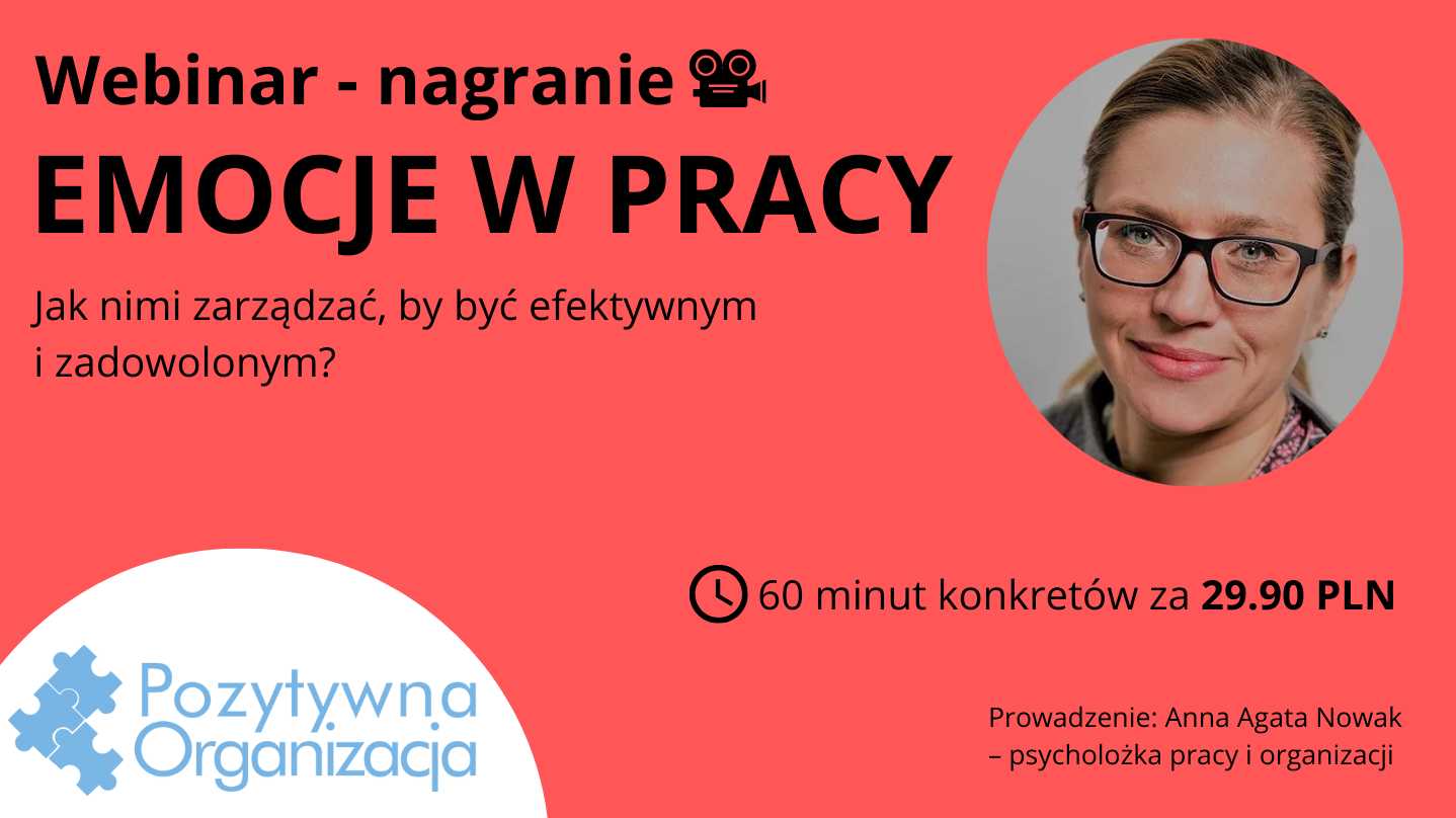 [WEBINAR] Emocje w pracy