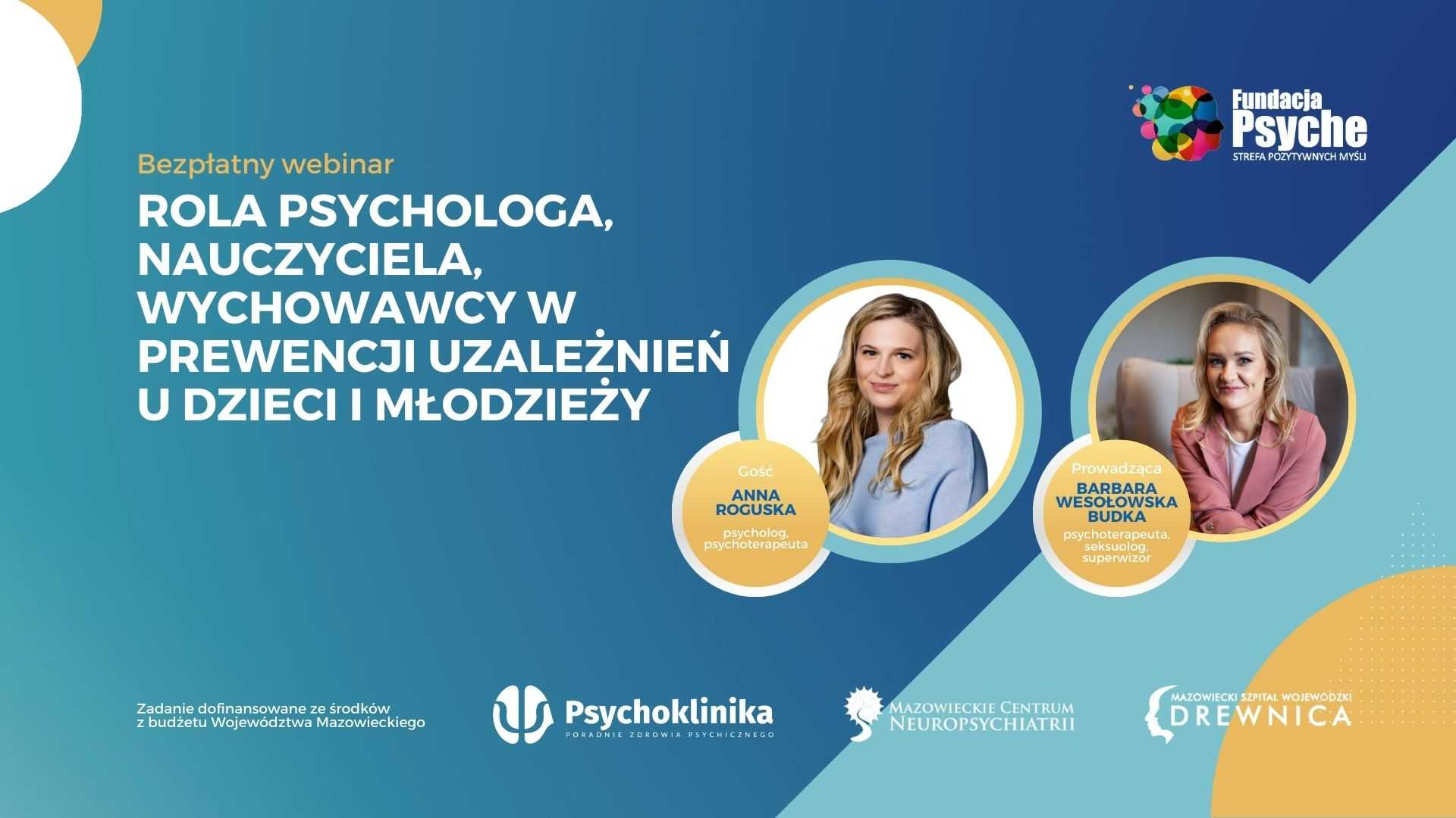 Rola psychologa, wychowawcy w prewencji uzależnień