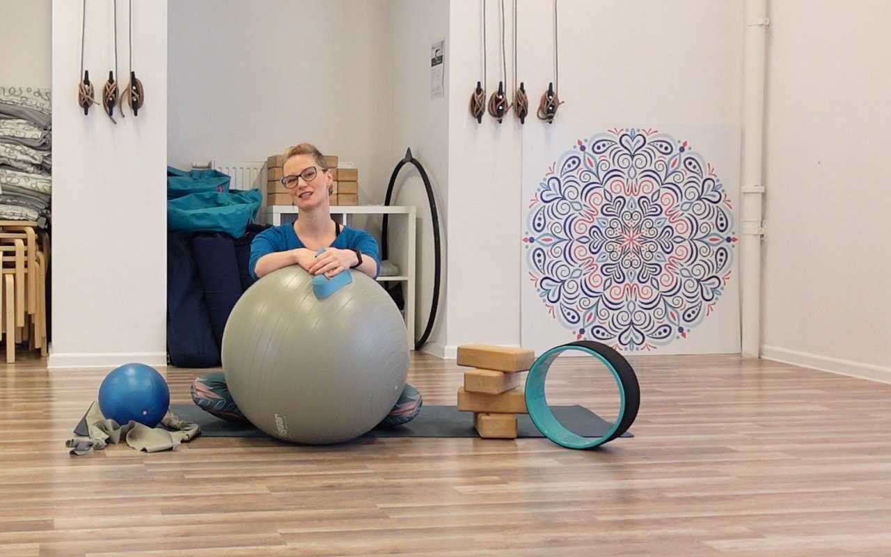 Lekcje "Pani Gadżet" - trening fizjoterapeutyczny z wykorzystaniem przyborów do ćwiczeń