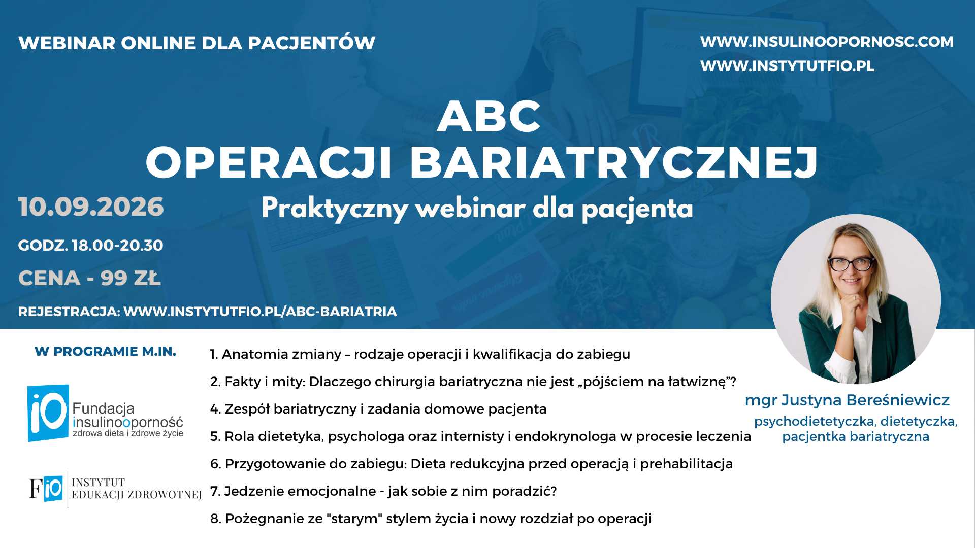 ABC operacji bariatrycznej - webinar dla pacjentów