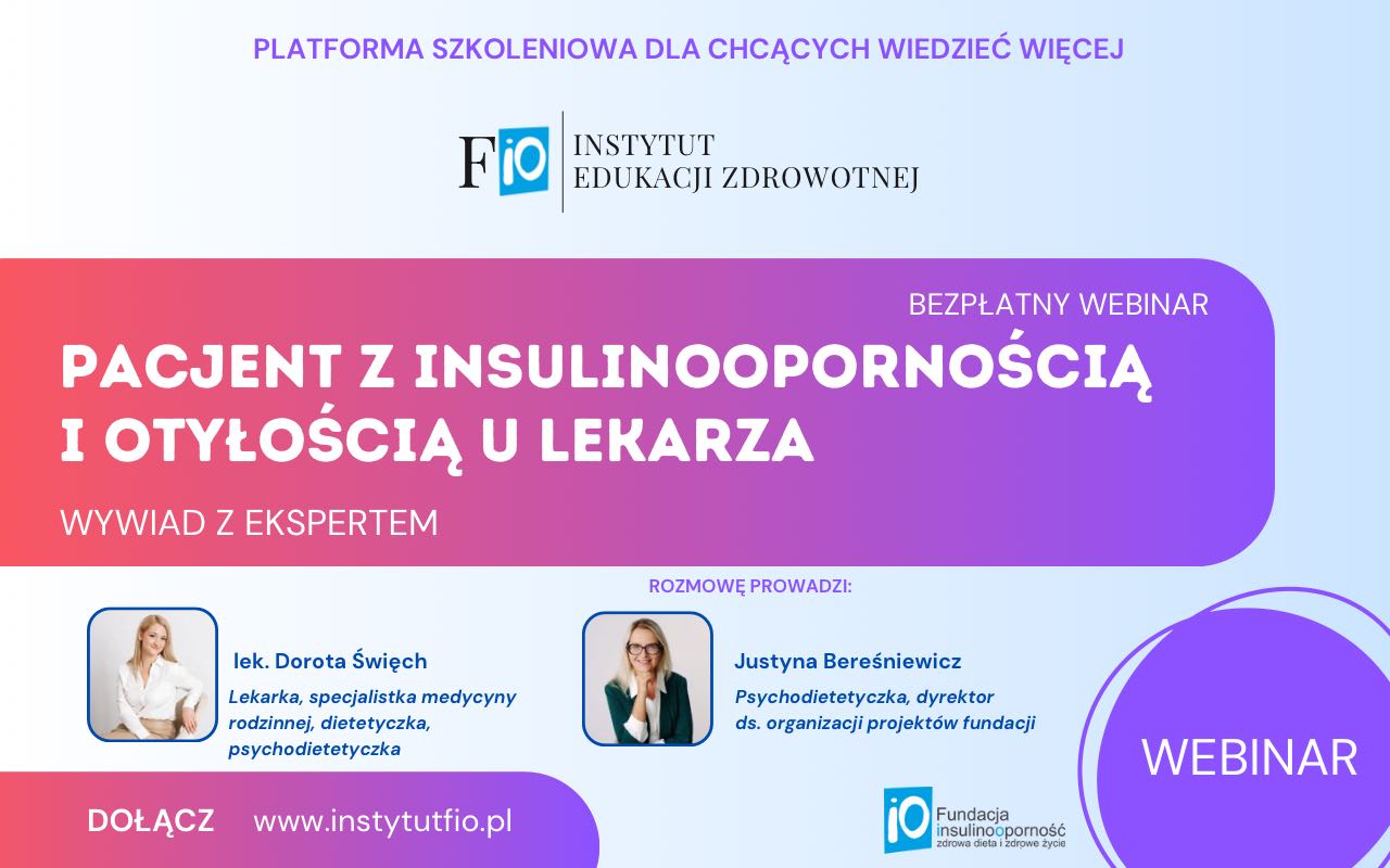 Pacjent z insulinoopornością i otyłością u lekarza