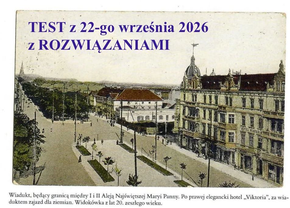 Test egzaminacyjny z dnia 22.09.2026 r.