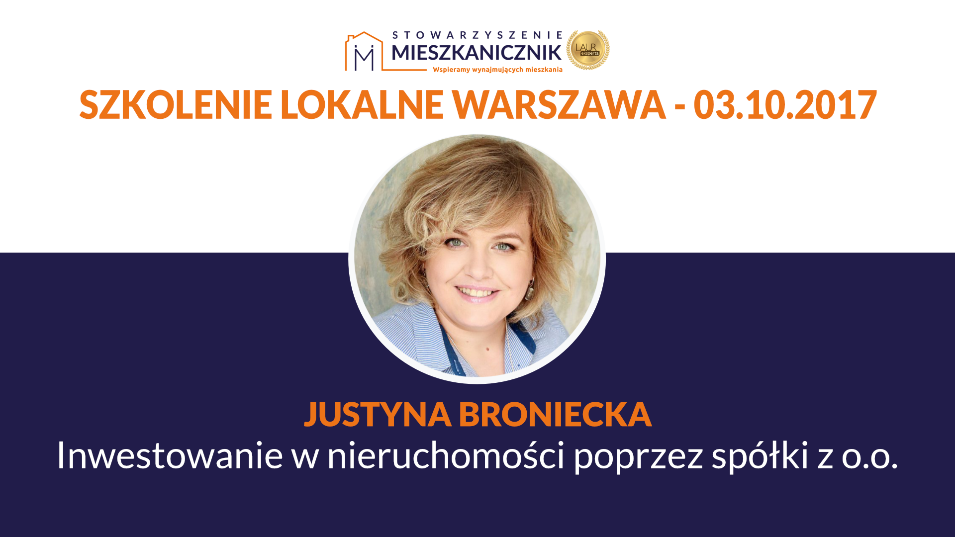 Justyna Broniecka - Inwestowanie w nieruchomości poprzez spółki z o.o.
