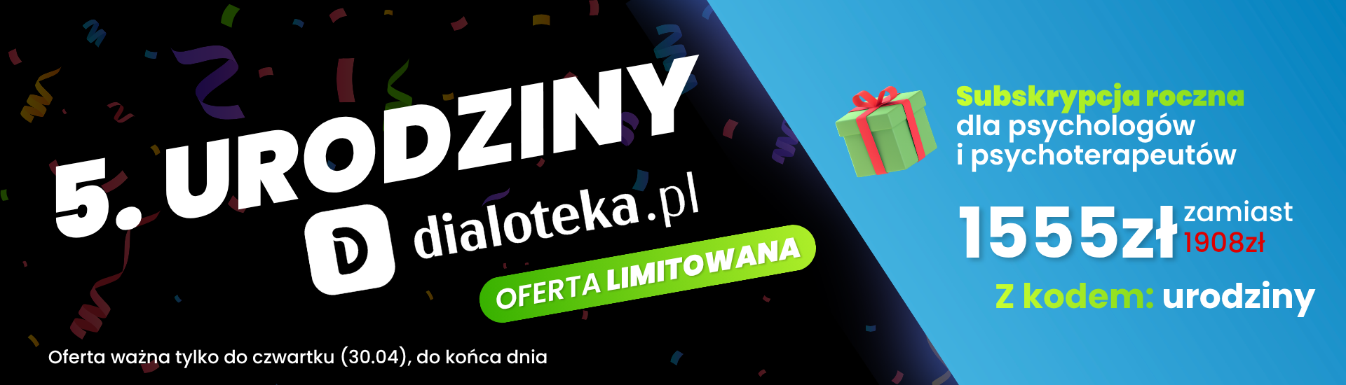 Baner Dialoteka - 5. urodziny