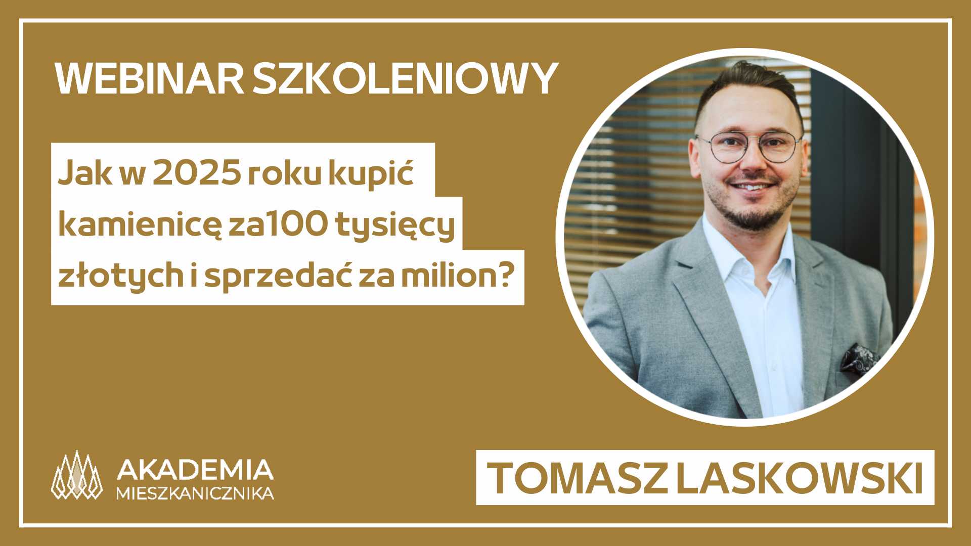 Tomasz Laskowski - Kamienica za 100 tysięcy złotych w 2025 roku!
