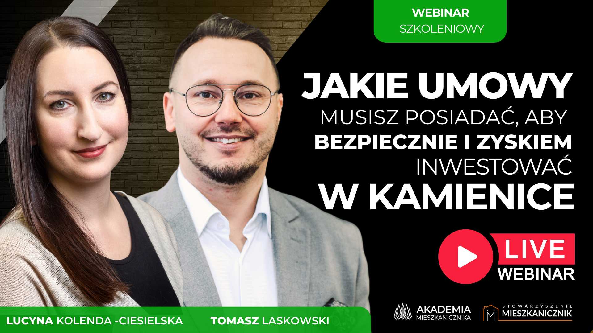 Tomasz Laskowski - Jakie umowy musisz posiadać, aby bezpiecznie i z zyskiem inwestować w kamienice