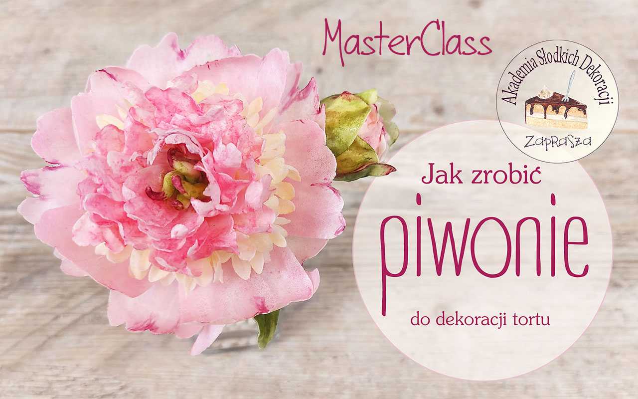 Jak zrobić cukrowe piwonie - MasterClass