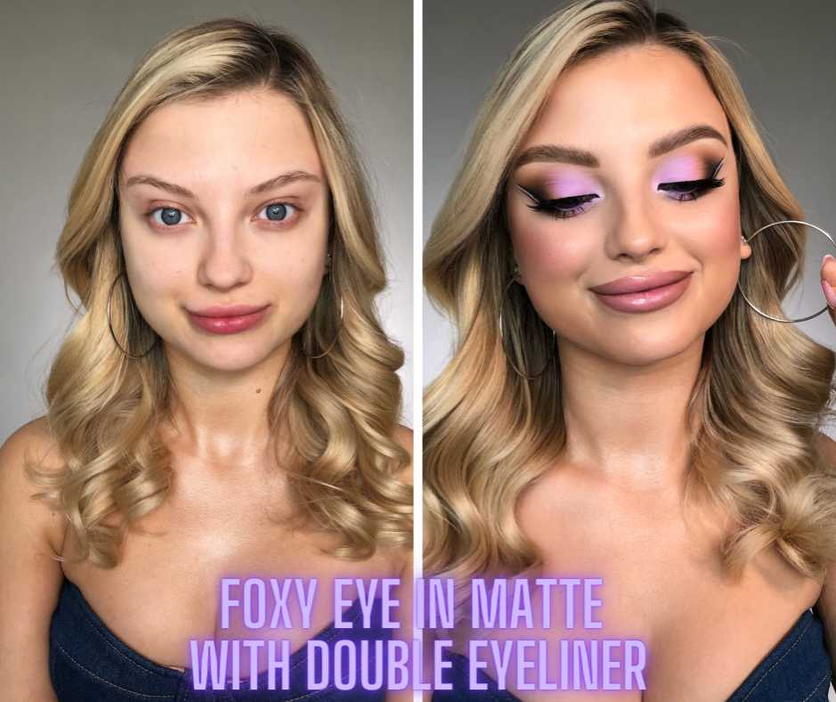 Foxy Eye in Matte with Double Eyeliner