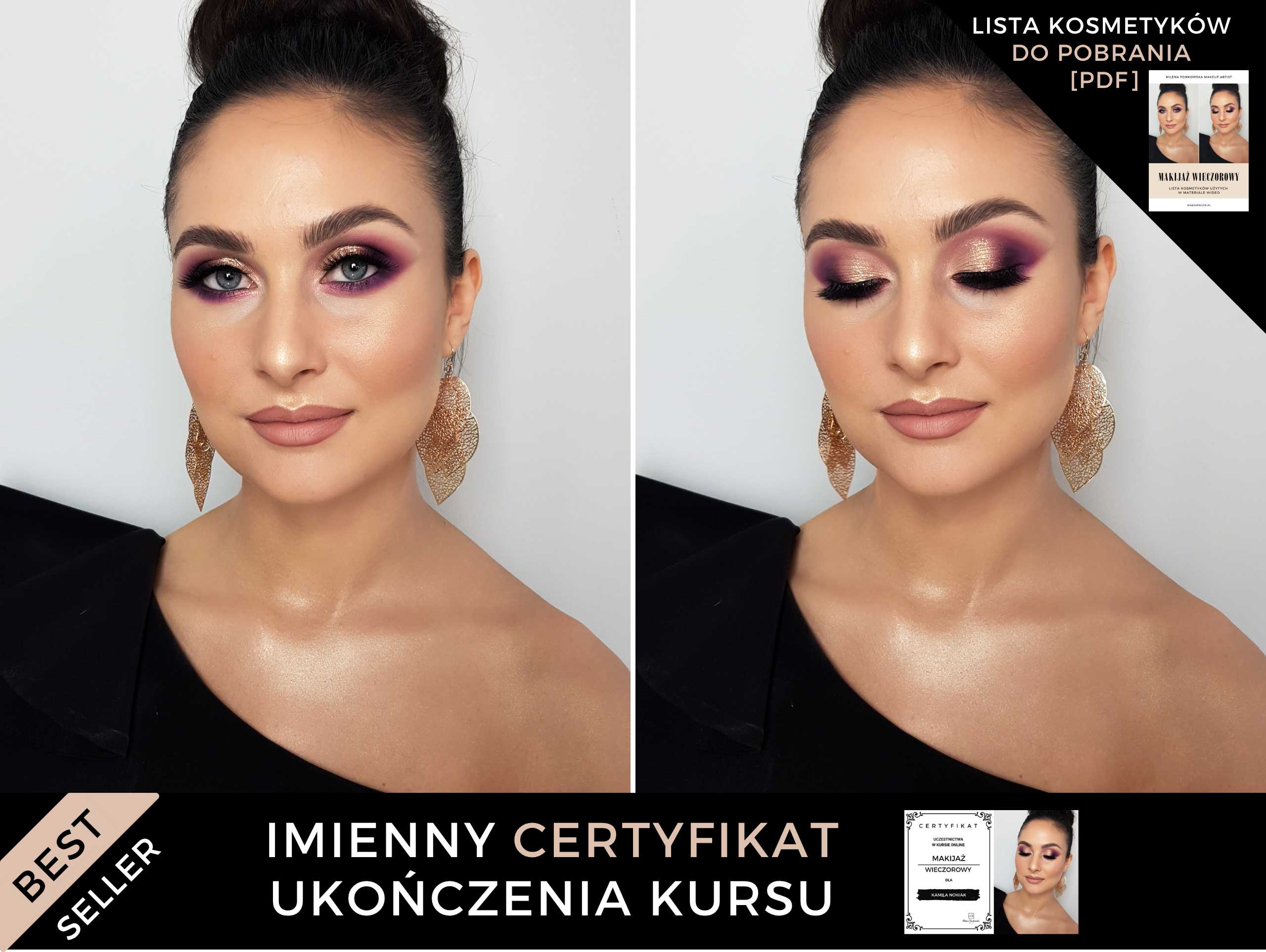 Makijaż Wieczorowy - Kurs Makijażu Online