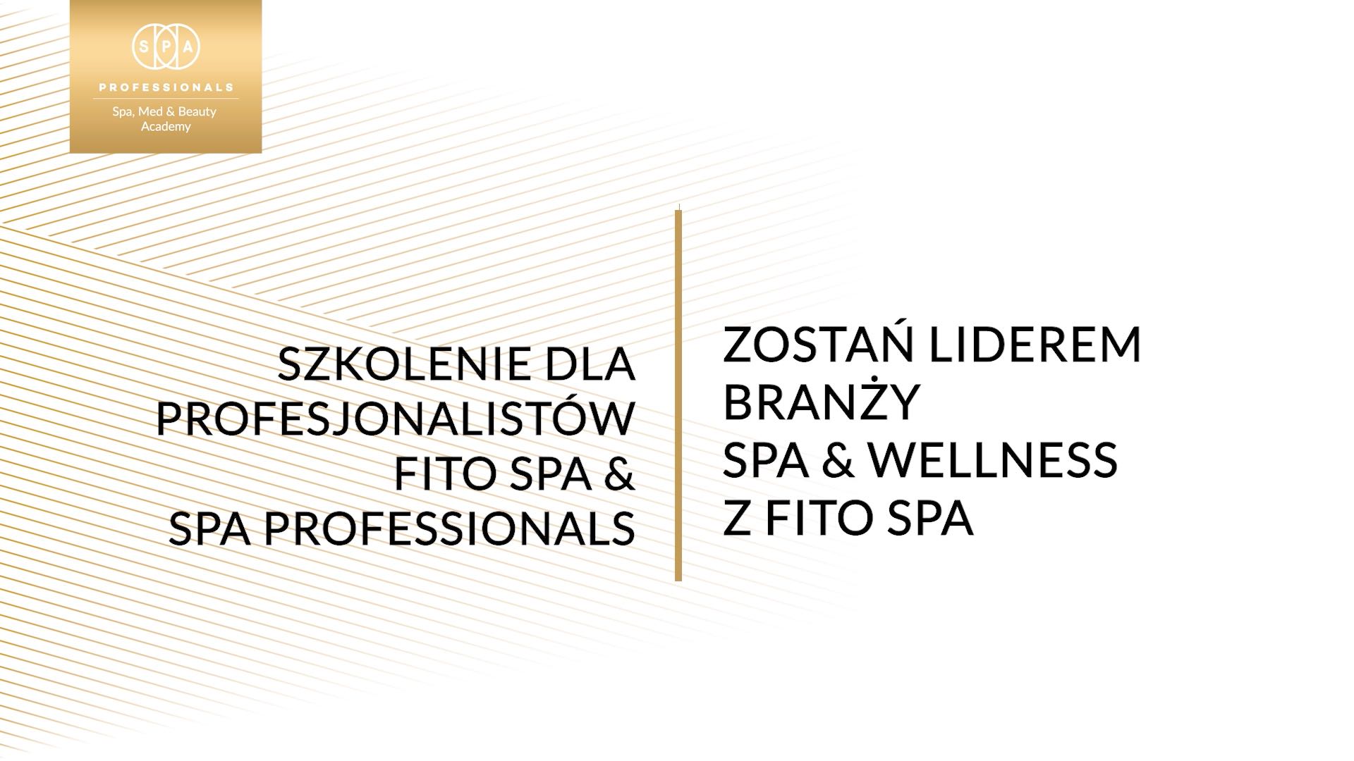 Zostań LIDEREM branży Spa & Wellness