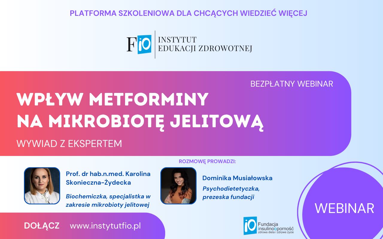 Wpływ metforminy na mikrobiotę jelitową