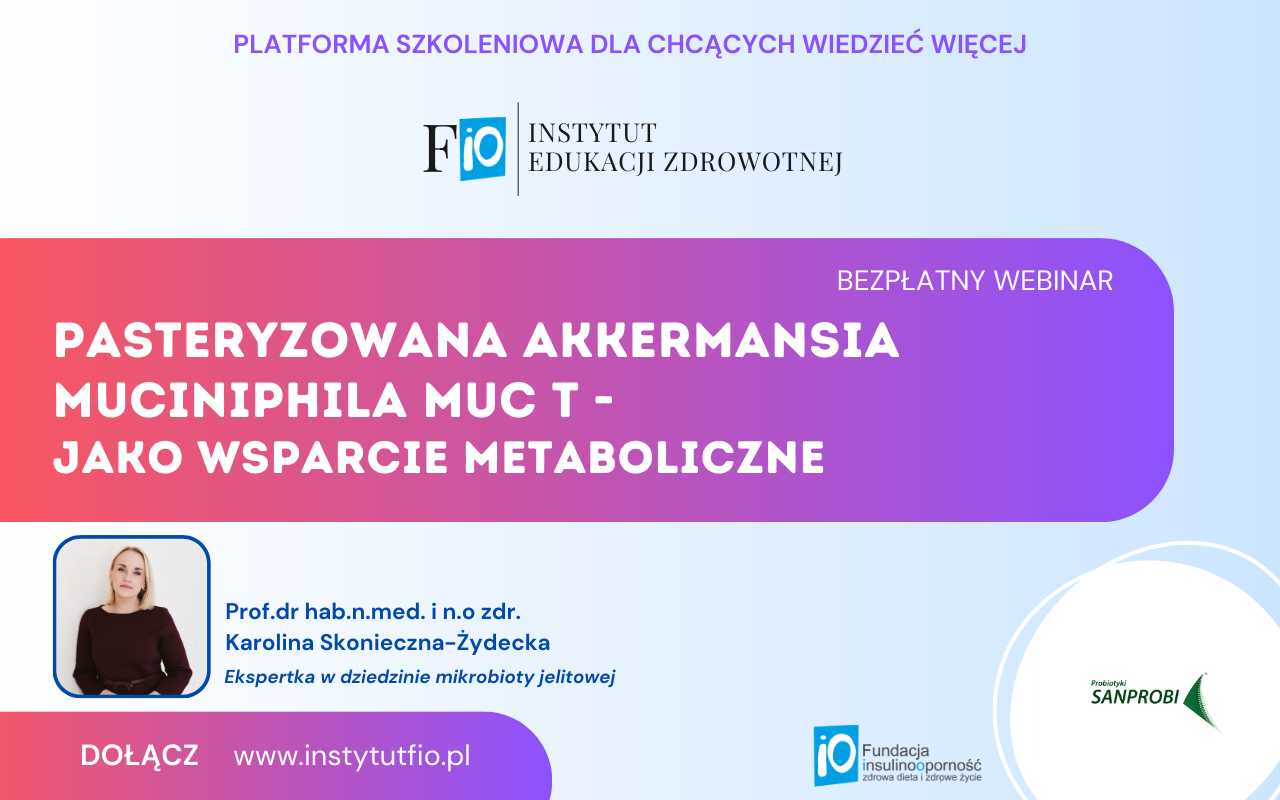 Pasteryzowana Akkermansia muciniphila Muc T jako wsparcie metaboliczne